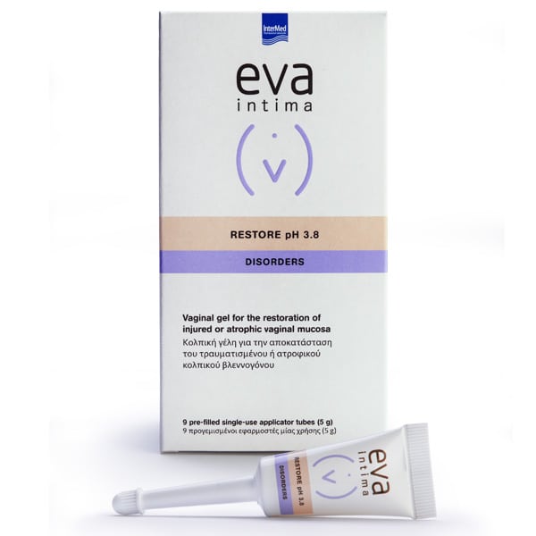 Intermed Eva Intima Restore Vaginal Gel pH 3.8 Disorders  9 copë