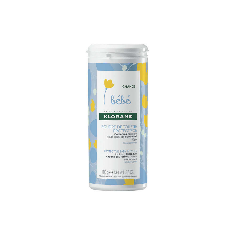 Klorane Bebe Protective Baby Powder with Soothing Calendula  100gr