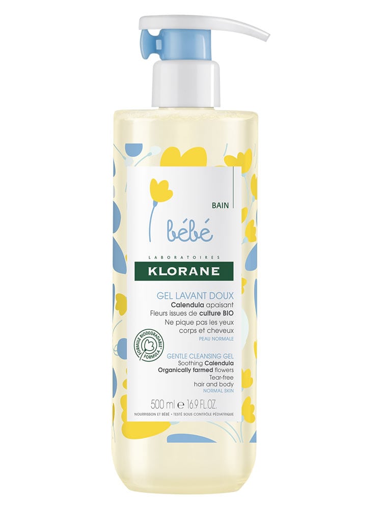 Klorane Bebe Gentle Cleansing Gel with Soothing Calendula  500 ml