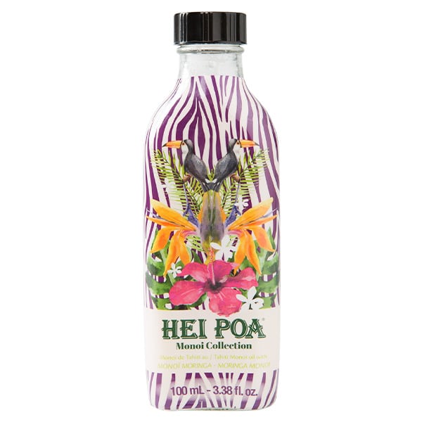 Hei Poa Monoi Collection Tahiti Monoi Oil with Monoi Moringa  100 ml