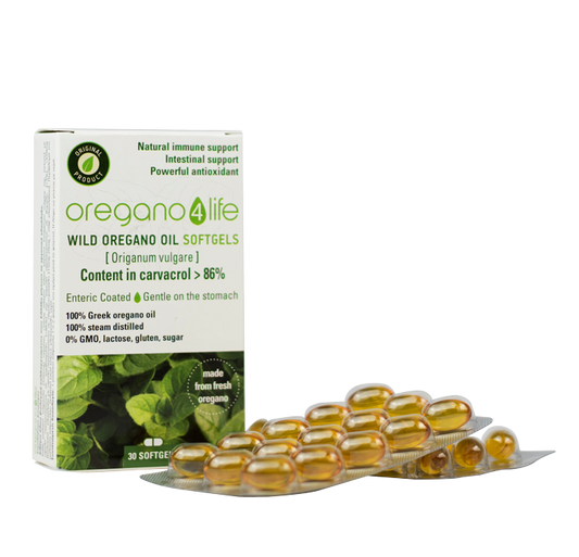 Oregano4Life Wild Oregano Oil 10%  30 kapsula të buta