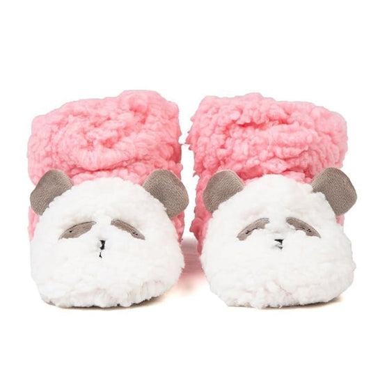 Cozy Sole Baby & Toddler Soft Slippers Panda  1 palë