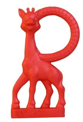 Sophie la Girafe Vanilla Teething Ring 010313  1 copë - E kuqe