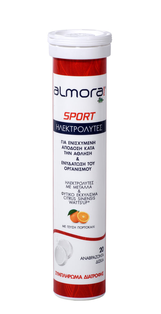 Almora Plus Sport Electrolytes with Orange Flavor  20 tableta efektive