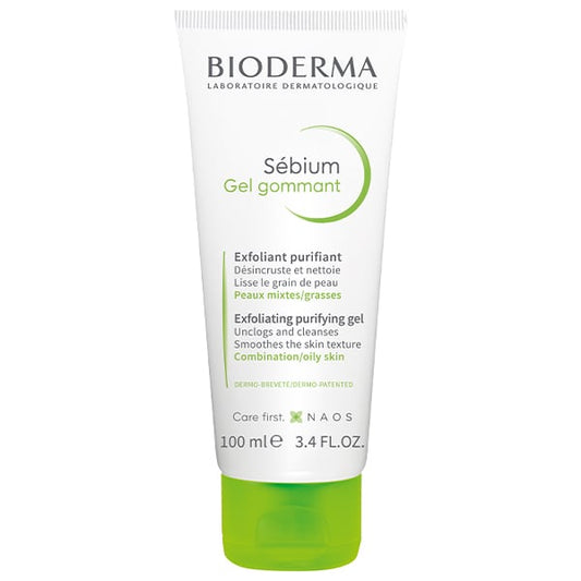 Bioderma Sebium Gel Gommant Exfoliating Purifying Gel for Combination/Oily Skin  100 ml