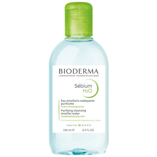 Bioderma Sebium H2O Purifying Cleansing Micellar Water for Combination/Oily Skin  250 ml