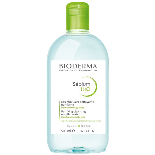 Bioderma Sebium H2O Purifying Cleansing Micellar Water for Combination/Oily Skin  500 ml