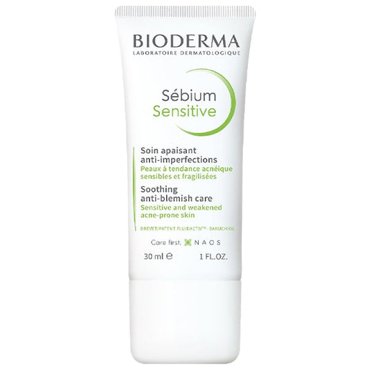 Bioderma Sebium Sensitive Soothing Anti-Blemish Care for Acne-Prone Skin  30 ml