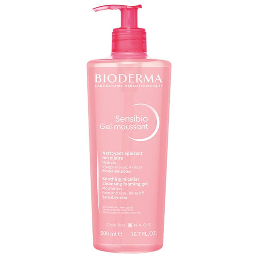 Bioderma Sensibio Gel Moussant Soothing Micellar Cleansing Foaming Gel  500 ml
