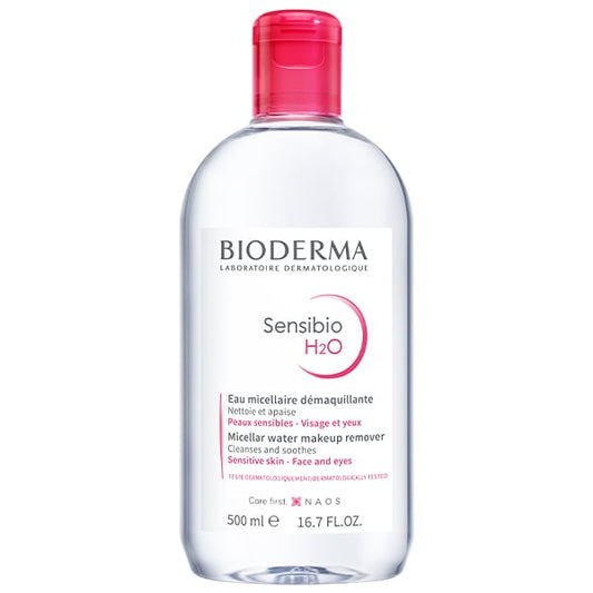 Bioderma Sensibio H2O Micellar Water Makeup Remover for Sensitive Skin  500 ml