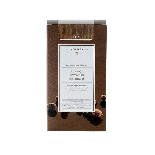 Korres Argan Oil Advanced Colorant with Pigment-Lock Technology 6.7 Cocoa  50 ml