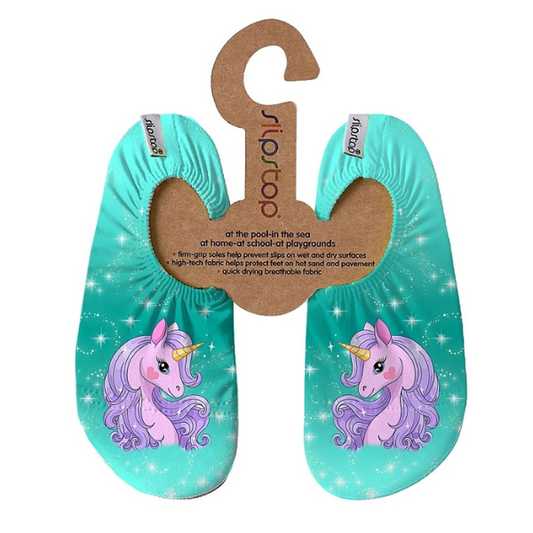 Slipstop Green Unicorn Set Anti-Slip Shoes for Kids  1 palë