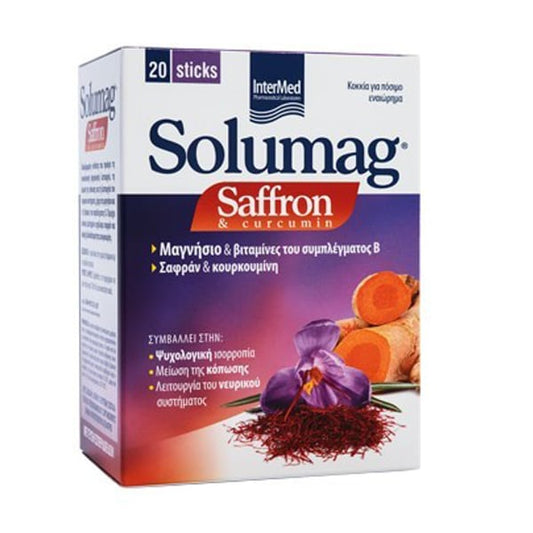 Intermed Solumag Saffron & Curcumin  20 shkopinj