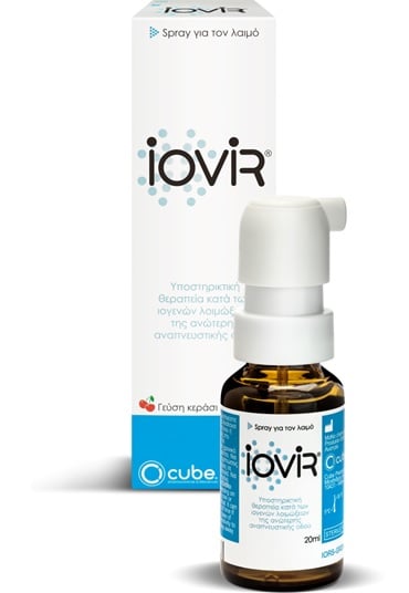 Cube Iovir Throat Spray Cherry Flavor  20 ml