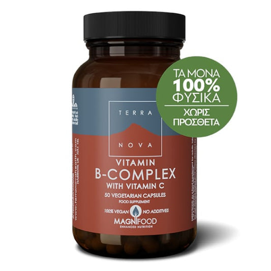 Terranova Vitamin B-Complex with Vitamin C  50 kapsula
