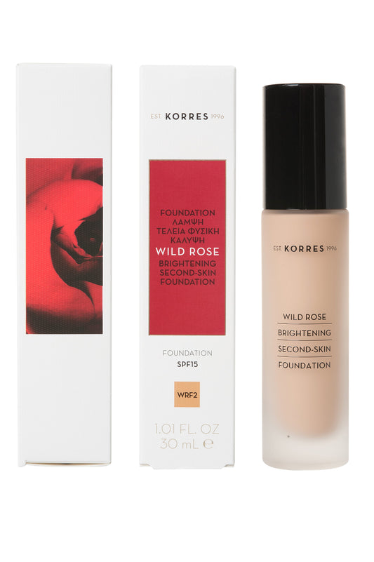 Korres Wild Rose Brightening Second Skin Foundation SPF15 - WRF2  30 ml
