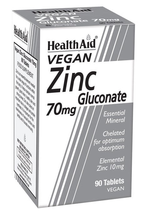 Health Aid Zinc Gluconate 70mg  90 tableta